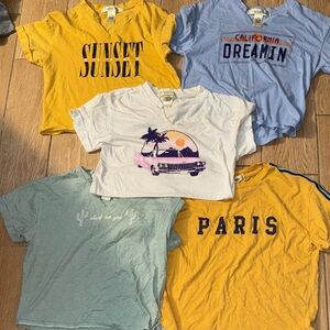 5 Youth Revolt Cropped Tees